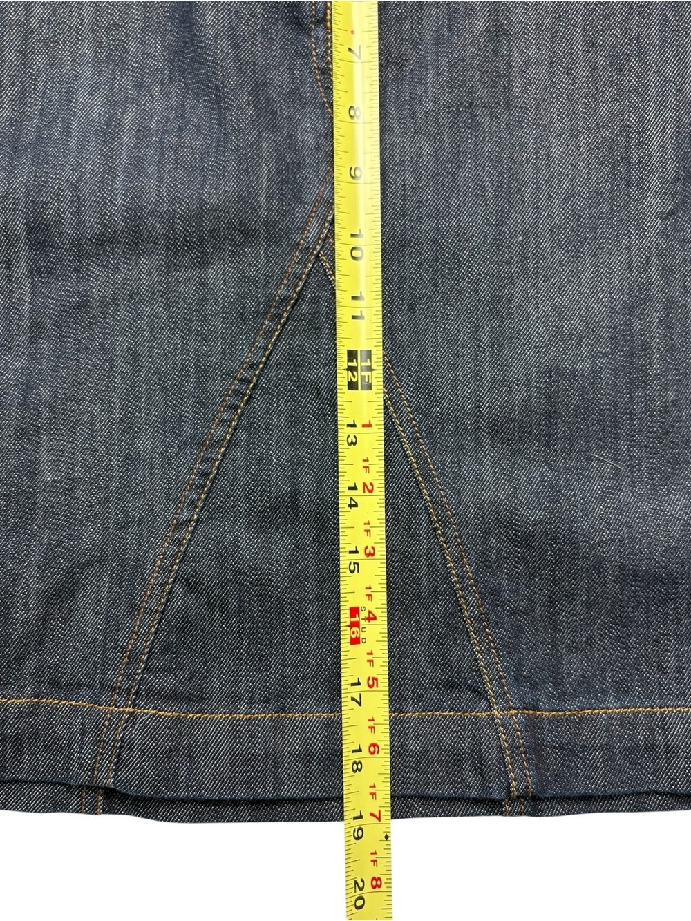 NWT Boden Dark Wash Denim A-Line Mini Skirt Size 6 WG371 - Picture 4 of 8